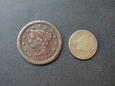One Cent 1857 r. + One Cent 1853 r. - USA