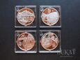 Zestaw czterech srebrnych monet 5 Reais - Rio 2016