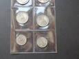 Lot. 8 monet: 50 Kopiejek + 1, 5, 10 rubli 1991 r. CCCP - Rosja