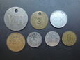 Lot. 7 szt. tokenów (ciekawostki)