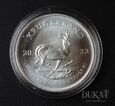 Srebrna moneta Krugerrand 2022 r. - uncja srebra 999 - RPA
