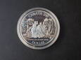 Srebrna moneta 1 dolar 1989 r. - Rzeka Mackenzie