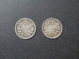 2 x 5 Centów 1893 r. - Kanada - Viktoria - srebro