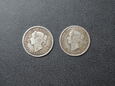 2 x 5 Centów 1893 r. - Kanada - Viktoria - srebro