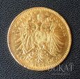 Złota moneta 10 Koron 1909 r. - typ: Marschall - Austria