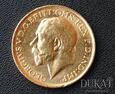 Moneta 1 Funt ( Suweren ) 1917 r. - Jerzy V - Wlk. Brytania