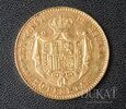 Złota moneta 20 Peset / Pesetów 1889 r. - Alfonso XIII - Hiszpania. 