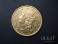 Złota moneta 20 dolarów USA 1904 r. - typ Liberty Head
