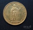 Złota moneta 20 Koron 1893 r. K.B - Franciszek Józef I - Węgry
