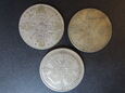 Lot. 3 sztuk monet 1 Floren 1922,1923,1929 r. Jerzy V.