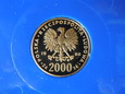 Moneta złota 2000 złotych Bolesław Chrobry 1980 rok.