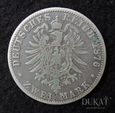 Moneta 2 marki 1876 r. Niemcy.