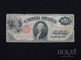Banknot 1 dolar 1917 r. - USA - czerwona pieczęć 