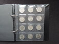 Lot 7 kartek monet - 116 szt.  PRL - Polska