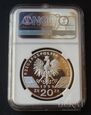 Srebrna moneta 20 zł 1999 r. - Wilki - grading NGC PF 69 Ultra Cameo