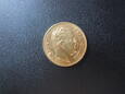 Złota moneta 20 Dinarów 1882 rok Milan I - Serbia.