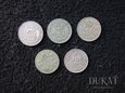 Lot. 5 szt. monet o nominale 6 pensów - Anglia