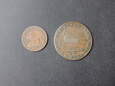 Lot: 1 Pfennig 1860 r. + 2 1/2 Pfenning M.C. 1792 r. 