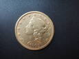 Moneta 20 dolarów 1869 rok literka 