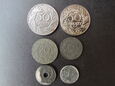 Lot. 6 monet 1,5,10,20 i 50 groszy różne roczniki.