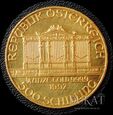  Złota moneta 500 Schilling ( Szylingów ) 1992 r. - Filharmonia 