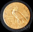  Złota moneta 2,50 Dolara 1913 r. USA - Liberty - INDIANIN