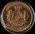  Złota moneta 10 Koron / Kronor 1901 rok - Oskar II - Szwecja