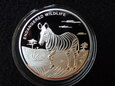 Moneta 10 Franków Zebra 2009 r.- Kongo.