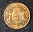 Złota moneta 10 Koron 1910 r. - K.B - Franciszek Józef I