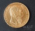  Złota moneta 20 Franków 1882 r. - Leopold II - Belgia