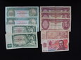 9 szt. banknotów:100 Koron,1000 Forintów, 100 Forintów, 50 Koron