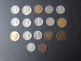 Lot 17 szt. różnych monet - Włochy - Italia