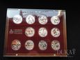 Kolekcja 11 srebrnych numizmatów z serii: 