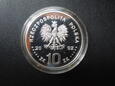 Moneta 10 złotych August II Mocny 2002 rok.