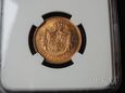  Złota moneta 20 Koron 1874 rok - Oskar II - Szwecja - NGC MS 64 +