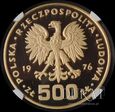  Złota moneta 500 zł 1976 r. - Kazimierz Pułaski - Polska