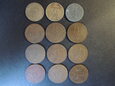 Lot. 12 sztuk monet (grosze różne roczniki) 1 moneta Austria.