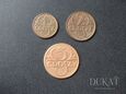 Lot: 3 szt. monet: 1, 2, 5 groszy 1928 r. - II RP - Polska