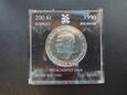Moneta 200 koron 1990 rok Gustaf XVI Szwecja.