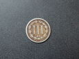Moneta 3 Centy 1865 r. - USA - pierwszy rocznik