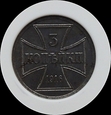 Moneta 3 Kopiejki OST 1916 r.- Niemieckie Władze Okupacyjne.
