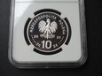 Srebrna moneta 10 zł 2001 r. - Jan III Sobieski - popiersie
