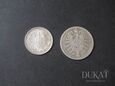 Srebrne monety 1/2 Marki 1915 r. + 1 Marka 1875 r.  - Niemcy