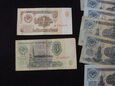 Lot 15 szt. banknotów 1, 3, 5, 10, 25 rubli - Rosja - CCCP