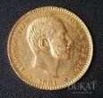 Złota moneta 25 Peset / Pesetów 1881 r. - Alfonso XII - Hiszpania. 