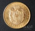 Złota moneta 25 Peset / Pesetów 1881 r. - Alfonso XII - Hiszpania. 