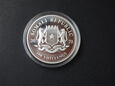 Srebrna moneta 100 Schillings - Słoń - Somalia -  2021 r. 