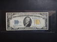 Banknot 10 dolarów 1934 rok - USA żółta pieczęć.
