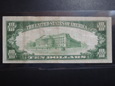 Banknot 10 dolarów 1934 rok - USA żółta pieczęć.
