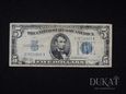 Banknot 5 dolarów 1934 r. - niebieska pieczęć